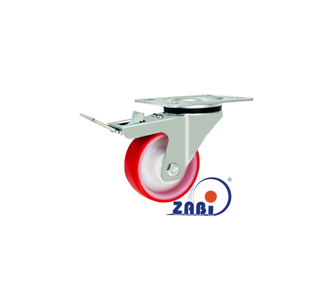 , Колеса нейлоновые + полиуретан, Колеса нейлоновые + полиуретан поворотные + тормоз с обозначением 6BCH 3D