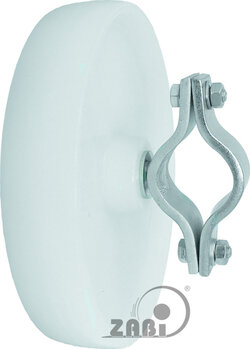 Koła do ogrodzeń tymczasowych z obejmą