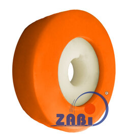 Rolki poliamidowo -poliuretanowe