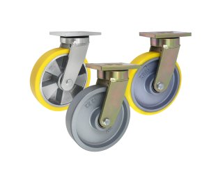 Koła do dużych obciążeń: żeliwne, żeliwno-poliuretanowe i aluminiowo-poliuretanowe – porównanie