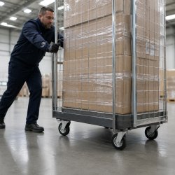 Koła metalowo-gumowe – kiedy warto wybrać je do wózków transportowych i urządzeń magazynowych?