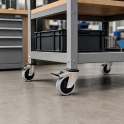 Koła polipropylenowo-poliuretanowe – lekkie, trwałe i odporne na ścieranie rozwiązanie do transportu wewnętrznego