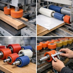 Obróbka drewna i meblarstwo: docisk powłok, oklein i laminatów