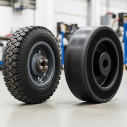 Koła pneumatyczne vs. pełne - które rozwiązanie lepiej sprawdzi się w Twojej firmie?