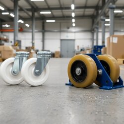 Koła poliamidowe czy poliuretanowe? Różnice, które warto znać