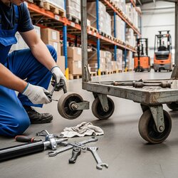 Jak przedłużyć żywotność kół przemysłowych? Praktyczne wskazówki konserwacyjne