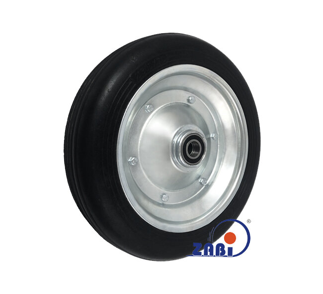 Koła i zestawy kołowe, Koła metalowo-gumowe, Koła o symbolu 100Ł/25