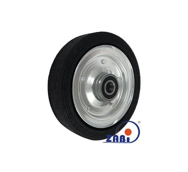 Колёса и наборы колёс, Колеса промышленные (металл +резина), Отдельные колёса с обозначением 90Ł/25