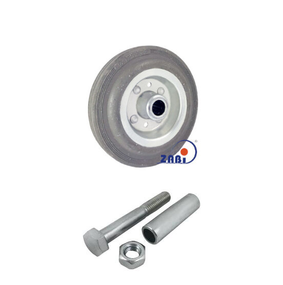 Колёса и наборы колёс, Колеса промышленные (металл +резина), С набором для монтажа с обозначением 11S