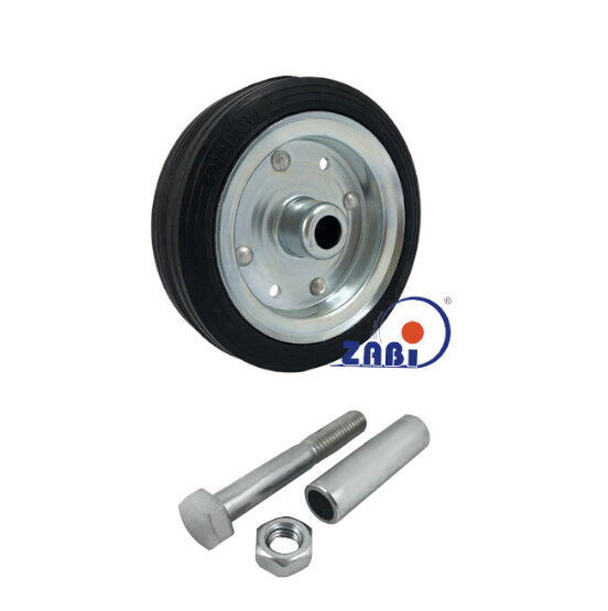 Koła i zestawy kołowe, Koła metalowo-gumowe, Z zestawem montażowym o symbolu 31