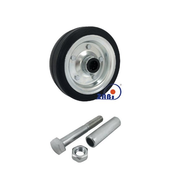 Колёса и наборы колёс, Колеса промышленные (металл +резина), С набором для монтажа с обозначением 41N