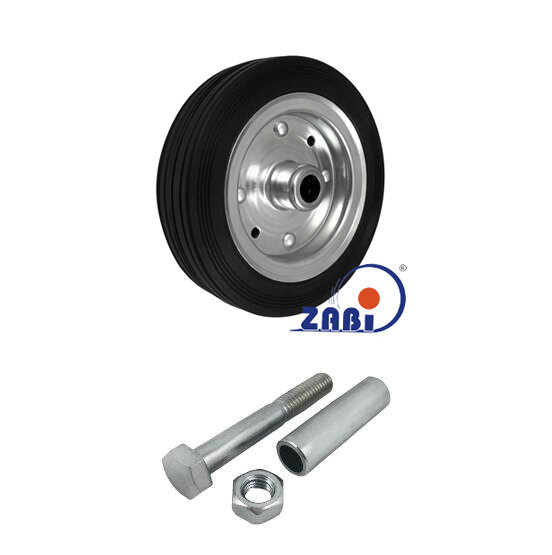 Räder und Rollen, Metallgummiräder, Räder mit Montage-Set mit dem Symbol 71