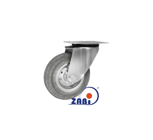 Колёса и наборы колёс, Колеса промышленные (металл +резина), С поворотными опорами с обозначением 22MS