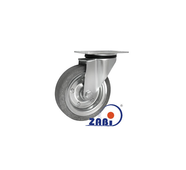 Колёса и наборы колёс, Колеса промышленные (металл +резина), С поворотными опорами с обозначением 42NSW