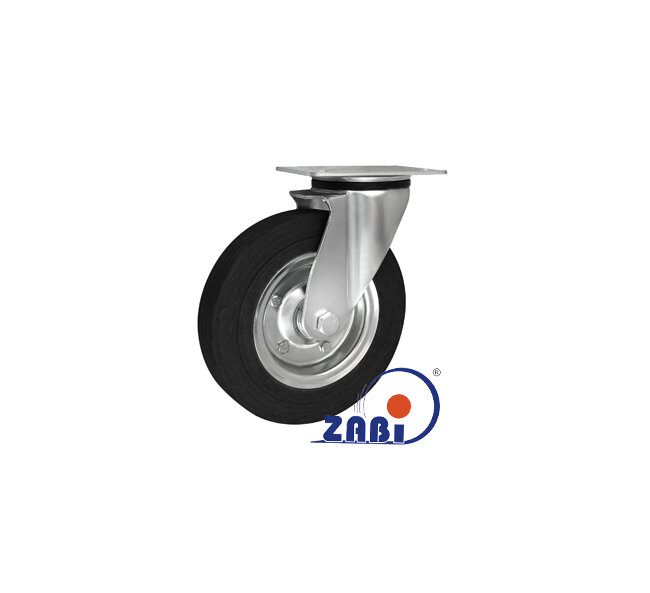 Колёса и наборы колёс, Колеса промышленные (металл +резина), С поворотными опорами с обозначением 62NW