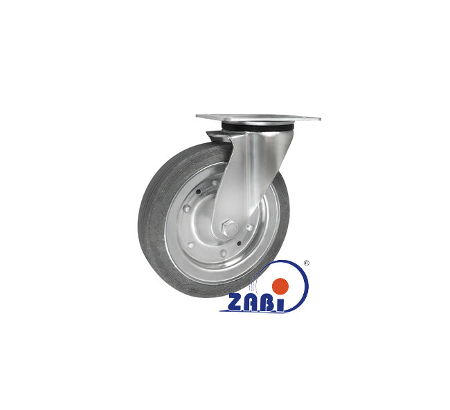 Колёса и наборы колёс, Колеса промышленные (металл +резина), С поворотными опорами с обозначением 62SW