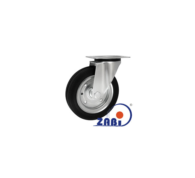 Колёса и наборы колёс, Колеса промышленные (металл +резина), С поворотными опорами с обозначением 72M