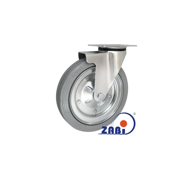 Колёса и наборы колёс, Колеса промышленные (металл +резина), С поворотными опорами с обозначением 92S