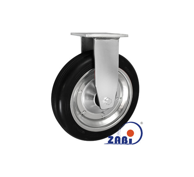 Koła i zestawy kołowe, Koła metalowo-gumowe, W obudowach stałych o symbolu 1003D