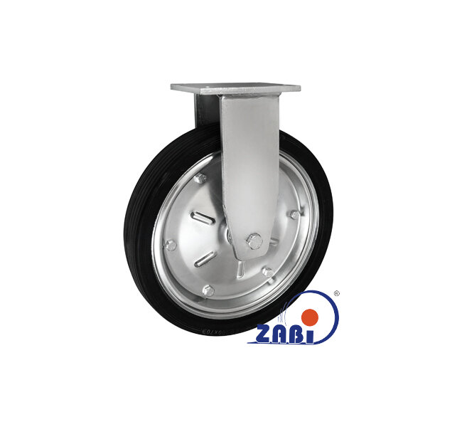 Koła i zestawy kołowe, Koła metalowo-gumowe, W obudowach stałych o symbolu 1003MND