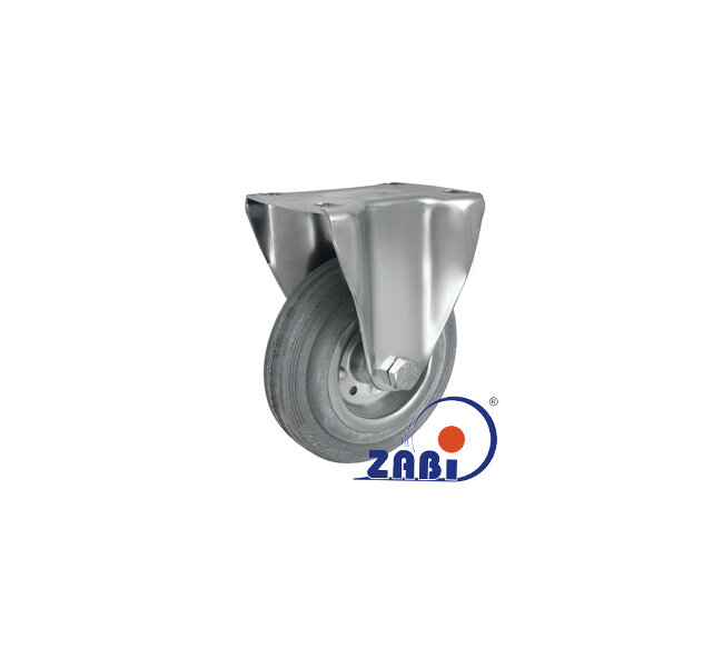 Колёса и наборы колёс, Колеса промышленные (металл +резина), С неповоротными опорами с обозначением 23MS