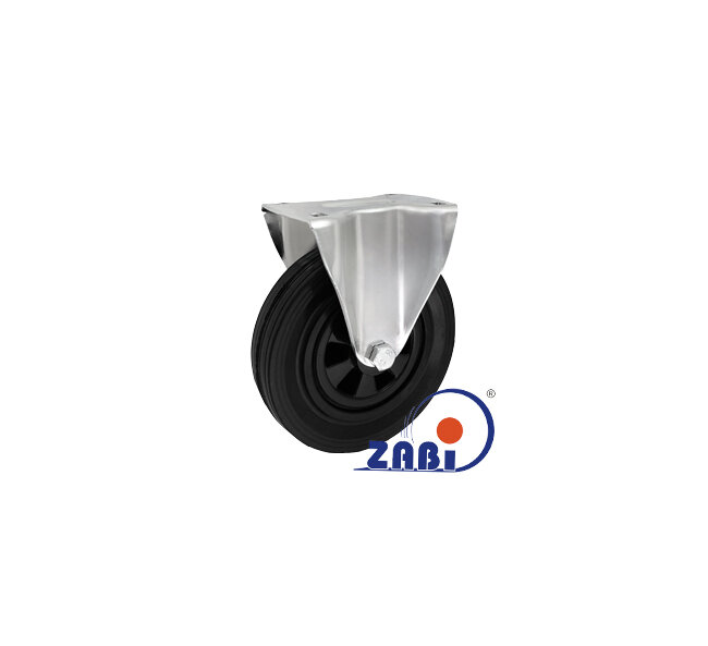 Колёса и наборы колёс, Колеса промышленные (пластик +резина), С неповоротными опорами с обозначением 53T