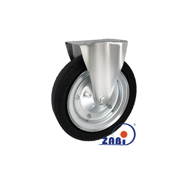 Колёса и наборы колёс, Колеса промышленные (металл +резина), С неповоротными опорами с обозначением 93