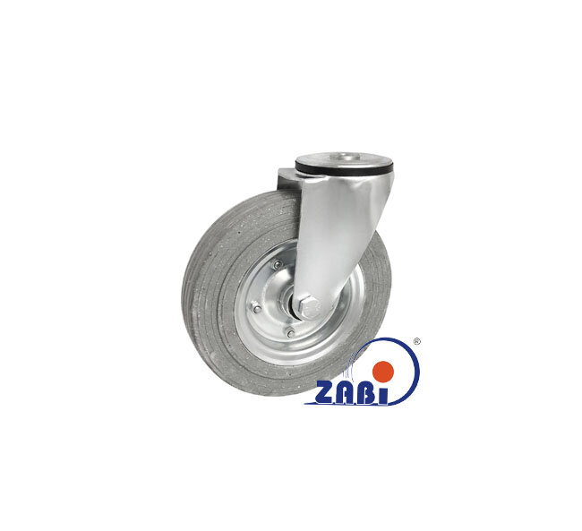 Koła i zestawy kołowe, Koła metalowo-gumowe, W obudowach z otworem o symbolu 67NS