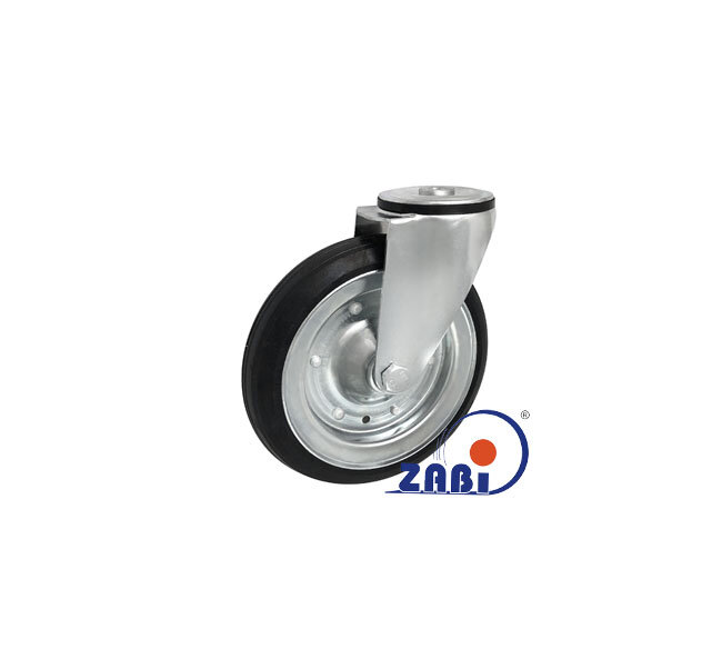 Колёса и наборы колёс, Колеса промышленные (металл +резина), С опорами с отверстием с обозначением 67R