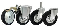 Колеса промышленные (металл +резина)