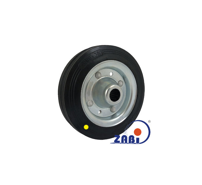 Antistatische Räder und Rollen mit Gummireifen, Antistatische Räder und Rollen mit Gummireifen, Räder mit dem Symbol 40-AS