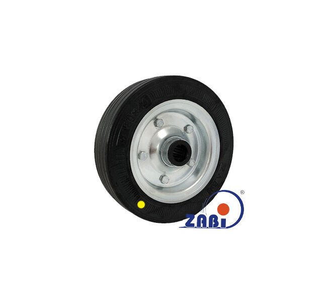 Koła elektrostatyczne, Koła elektrostatyczne metalowo-gumowe, Koła o symbolu 50N-AS