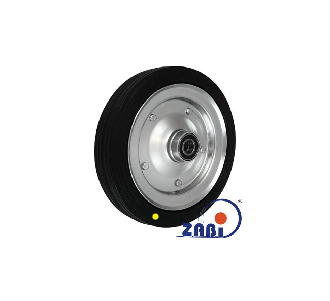 Koła elektrostatyczne, Koła elektrostatyczne metalowo-gumowe, Koła o symbolu 90Ł-AS