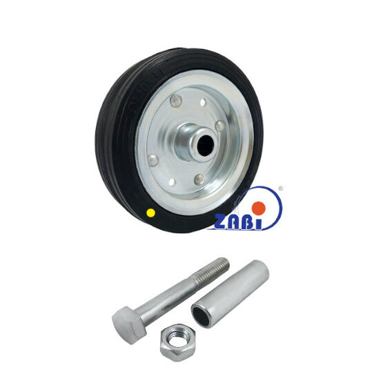 Koła elektrostatyczne, Koła elektrostatyczne metalowo-gumowe, Z zestawem montażowym o symbolu 31-AS