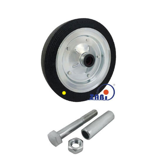 Antistatische Räder und Rollen mit Gummireifen, Antistatische Räder und Rollen mit Gummireifen, Räder mit Montage-Set mit dem Symbol 91-AS