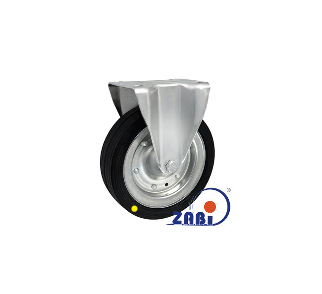 Koła elektrostatyczne, Koła elektrostatyczne metalowo-gumowe, W obudowach stałych o symbolu 63F-AS