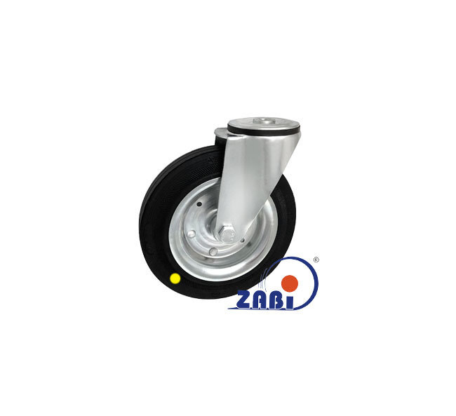 Koła elektrostatyczne, Koła elektrostatyczne metalowo-gumowe, W obudowach z otworem o symbolu 67-AS