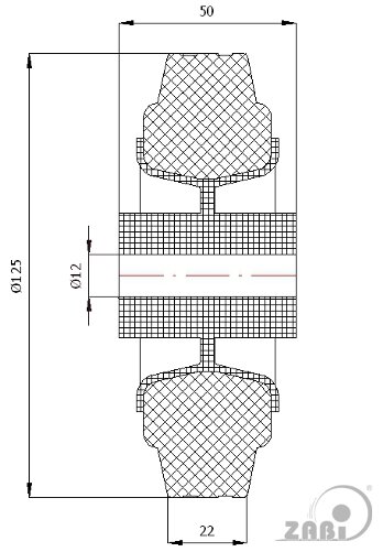 Колёса и наборы колёс, Колеса промышленные (пластик +резина), Отдельные колёса с обозначением 29TS