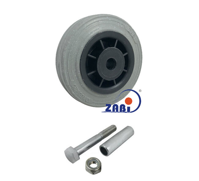 Koła i zestawy kołowe, Koła w obudowach ze stali nierdzewnej, Z zestawem montażowym nierdzewnym o symbolu 11TSX