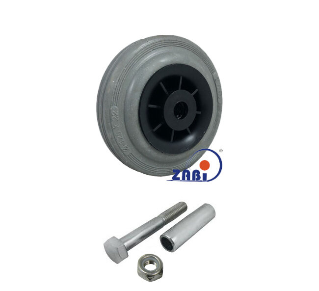 Räder und Rollen, Kunststoffgummiräder, Räder mit Montage-Set mit dem Symbol 21TSX