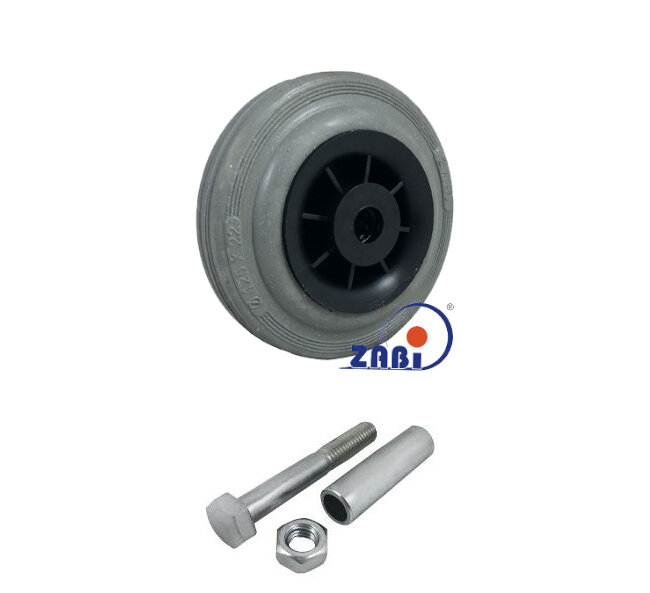 Колёса и наборы колёс, Колеса промышленные (пластик +резина), С набором для монтажа с обозначением 21TS