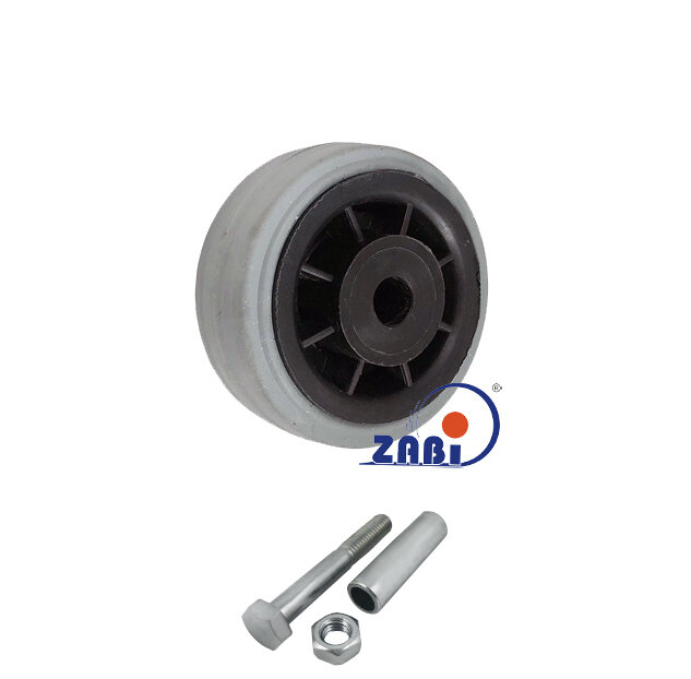 Колёса и наборы колёс, Колеса промышленные (пластик +резина), С набором для монтажа с обозначением 2TS