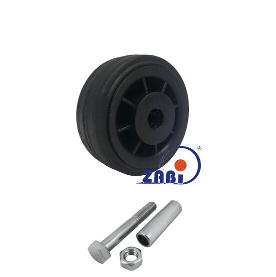 Колёса и наборы колёс, Колеса промышленные (пластик +резина), С набором для монтажа с обозначением 2T
