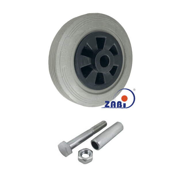 Колёса и наборы колёс, Колеса промышленные (пластик +резина), С набором для монтажа с обозначением 41TS