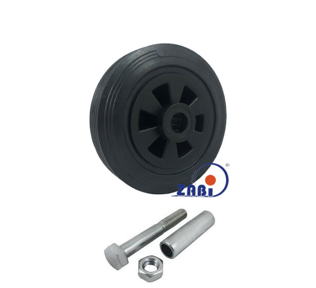 Колёса и наборы колёс, Колеса промышленные (пластик +резина), С набором для монтажа с обозначением 41T