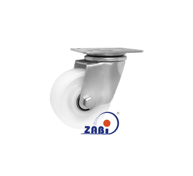 Колеса промышленные нейлоновые (полиамидные), Колеса промышленные нейлоновые (полиамидные), Колеса нейлоновые поворотные с обозначением 12BNW