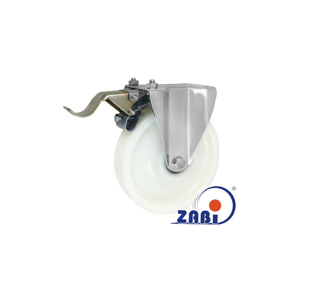 Koła poliamidowe, Do małych obciążeń, W obudowach stałych z hamulcem o symbolu 63BNH