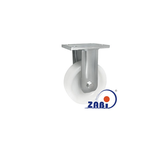 Колеса промышленные нейлоновые (полиамидные), Колеса промышленные нейлоновые (полиамидные), Колеса нейлоновые неповоротными с обозначением 23MBND