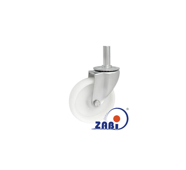 Колеса промышленные нейлоновые (полиамидные), Колеса промышленные нейлоновые (полиамидные), С опорами со штекером с обозначением 44B*25