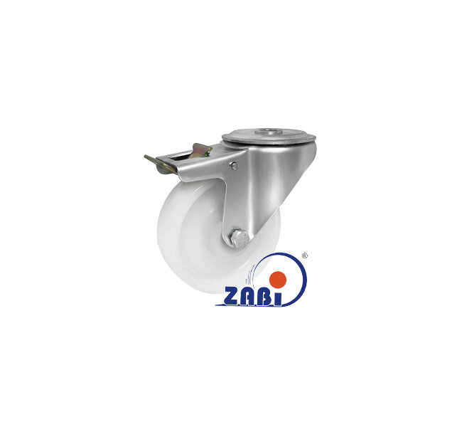 Колёса и наборы колёс, Колёса полиуритановые, В корпусах с отверстием и тормозом с обозначением 17PPH/10